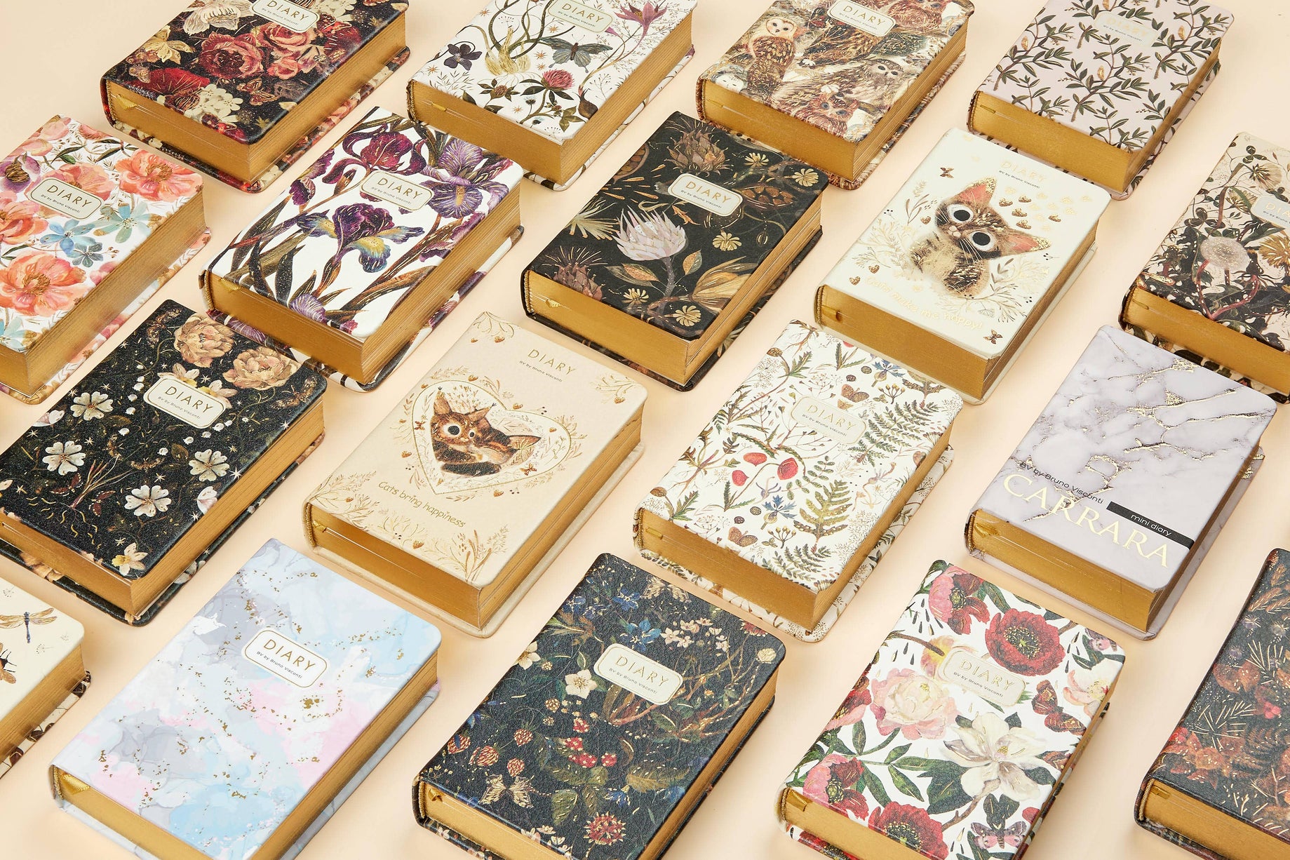 A7 Vegan Leather Pocket Planner - Forest Flowers