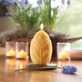 Pure Beeswax Egg Candle