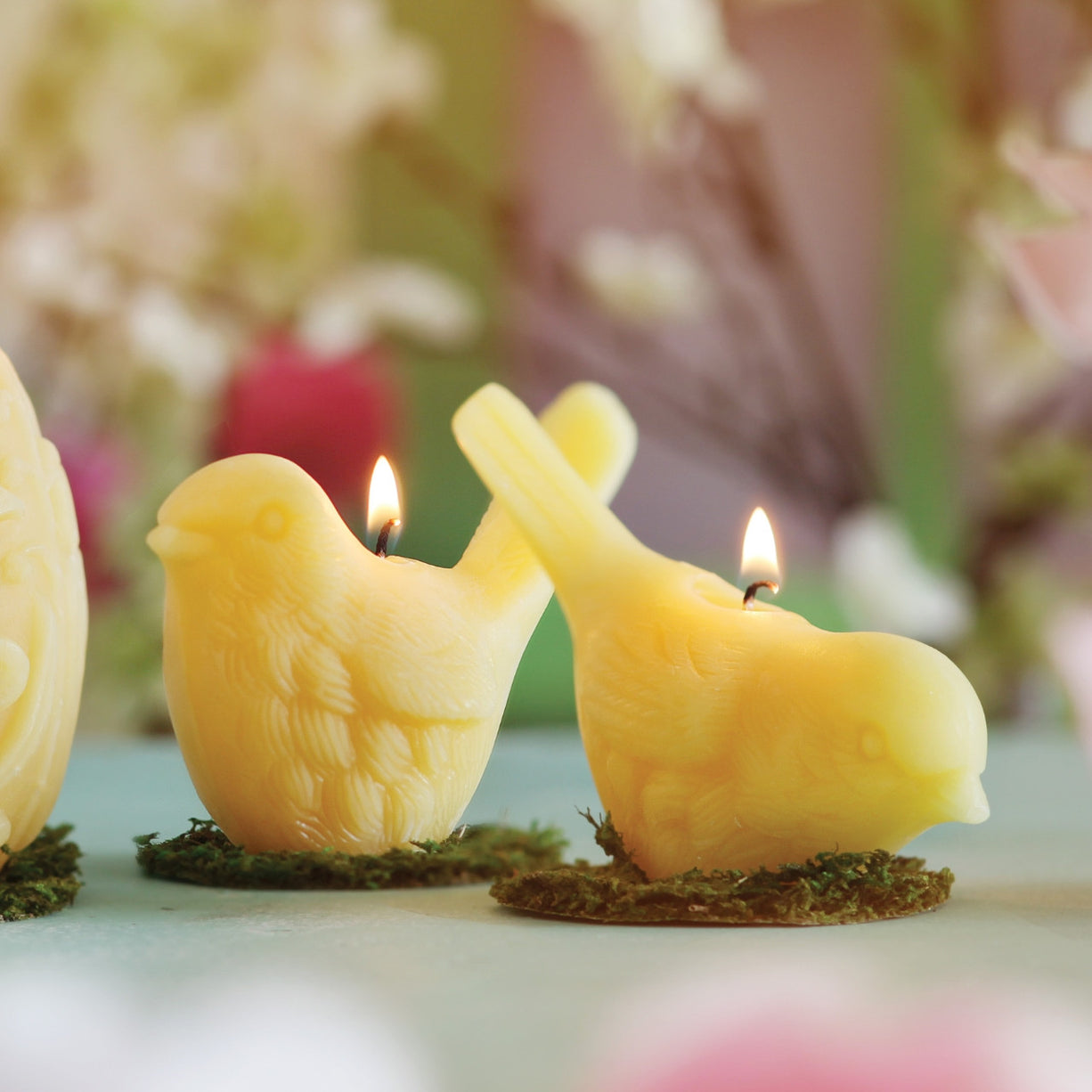 Sculpted Bird Beeswax Candle