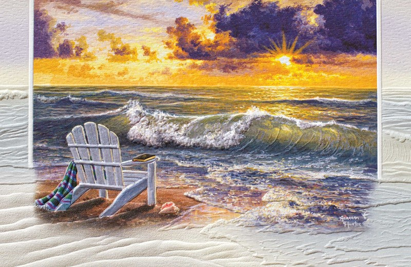 Be Still Adirondack Chair Sympathy Card