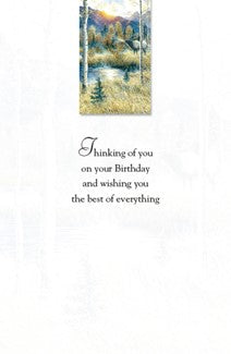 Autumn Rival Elk Birthday Greeting Card