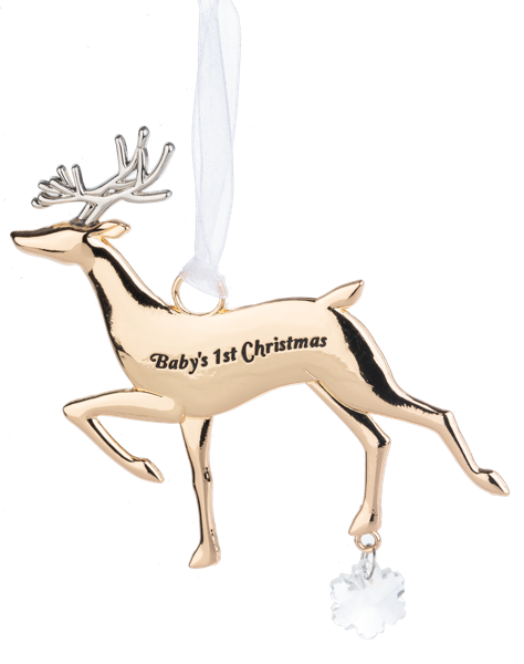 Baby Deer First Christmast Ornament