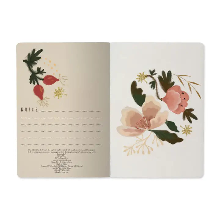 Blooming Flower Notebook