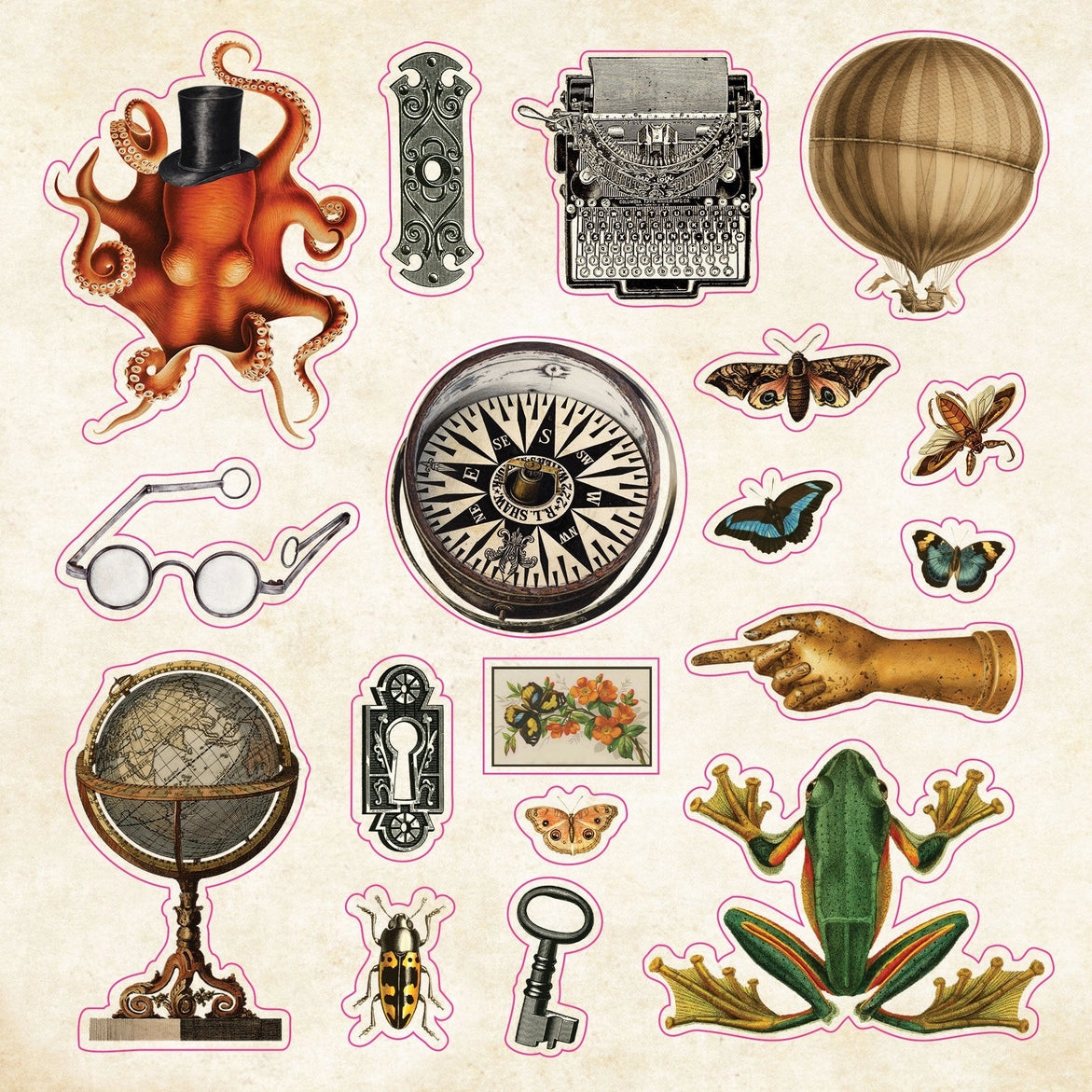 Book Of Curiosities Sticker Book