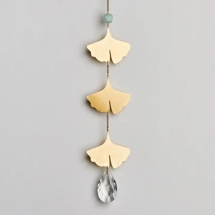 Botanical Amazonite Suncatcher