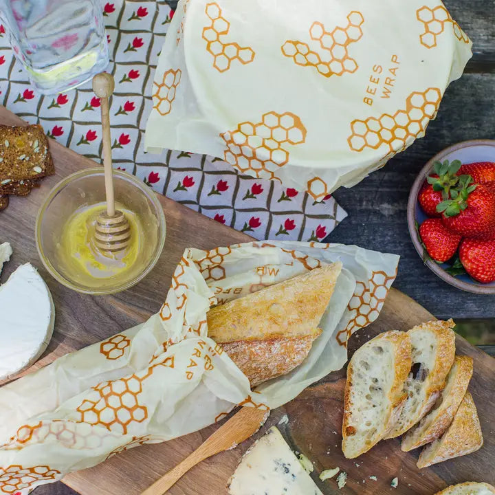 Bread Beeswax Wraps Honeycomb