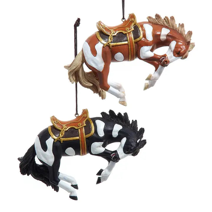 Bucking Bronco Ornament