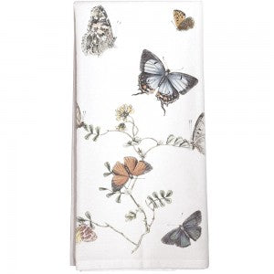 Scattered Butterflies Dish Towel