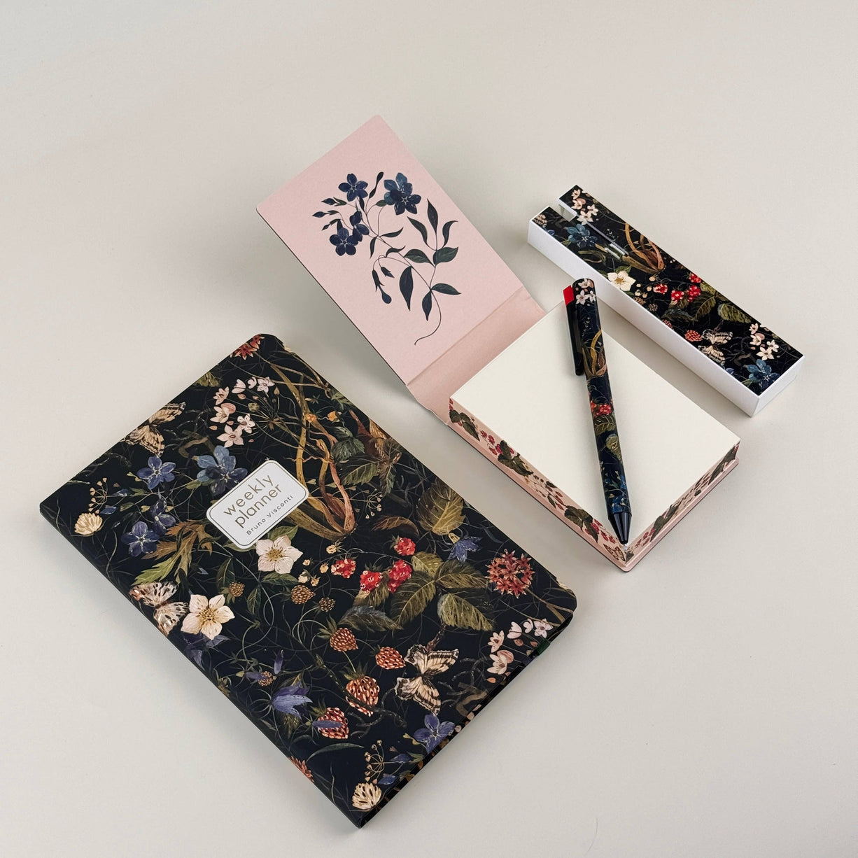 A6 Tear-Away Notepad - Forest Flowers
