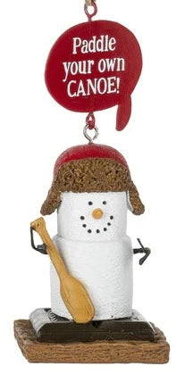RETIRED S'mores Canoe Camp Equipment Ornament