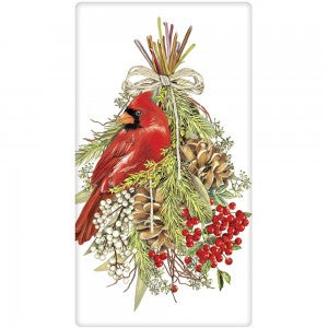 Cardinal Pine Dish Towel