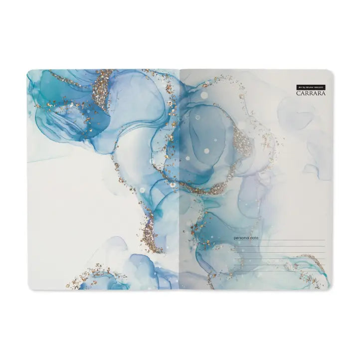 Marble Blue Notebook