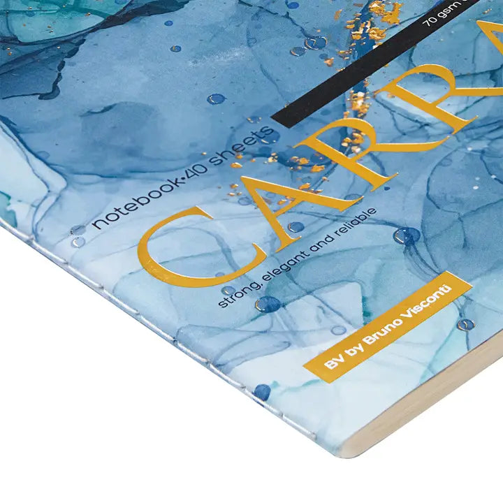 Marble Blue Notebook