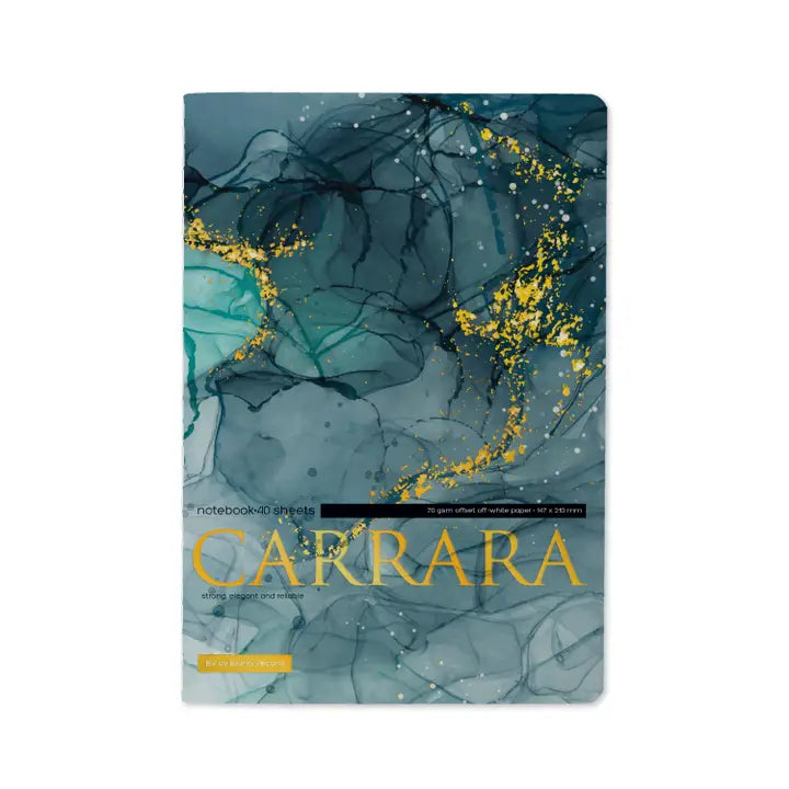Marble Blue Notebook