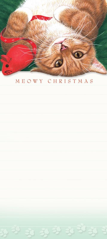 Cat Christmas Notepad