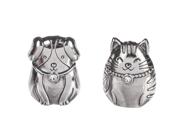 Cat and Dog Pocket Charm