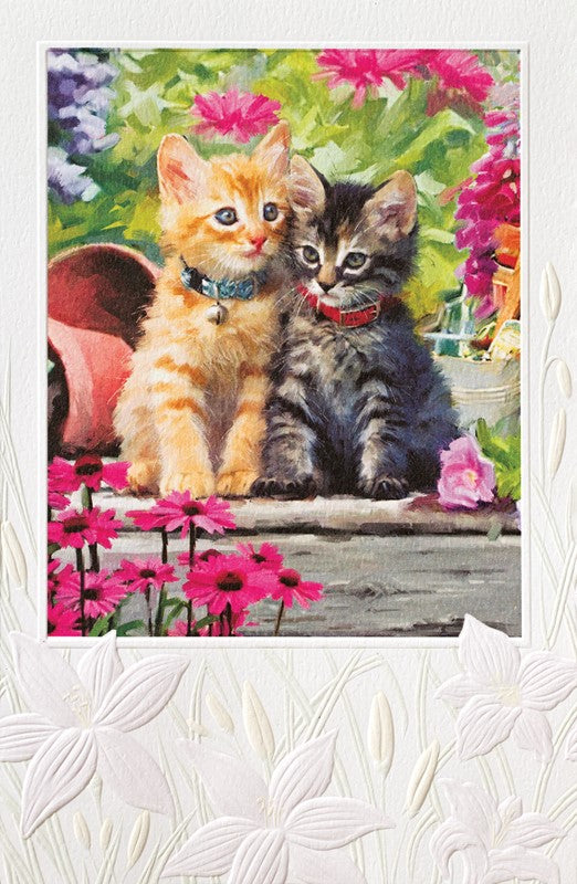 Cats Thinking of You Card