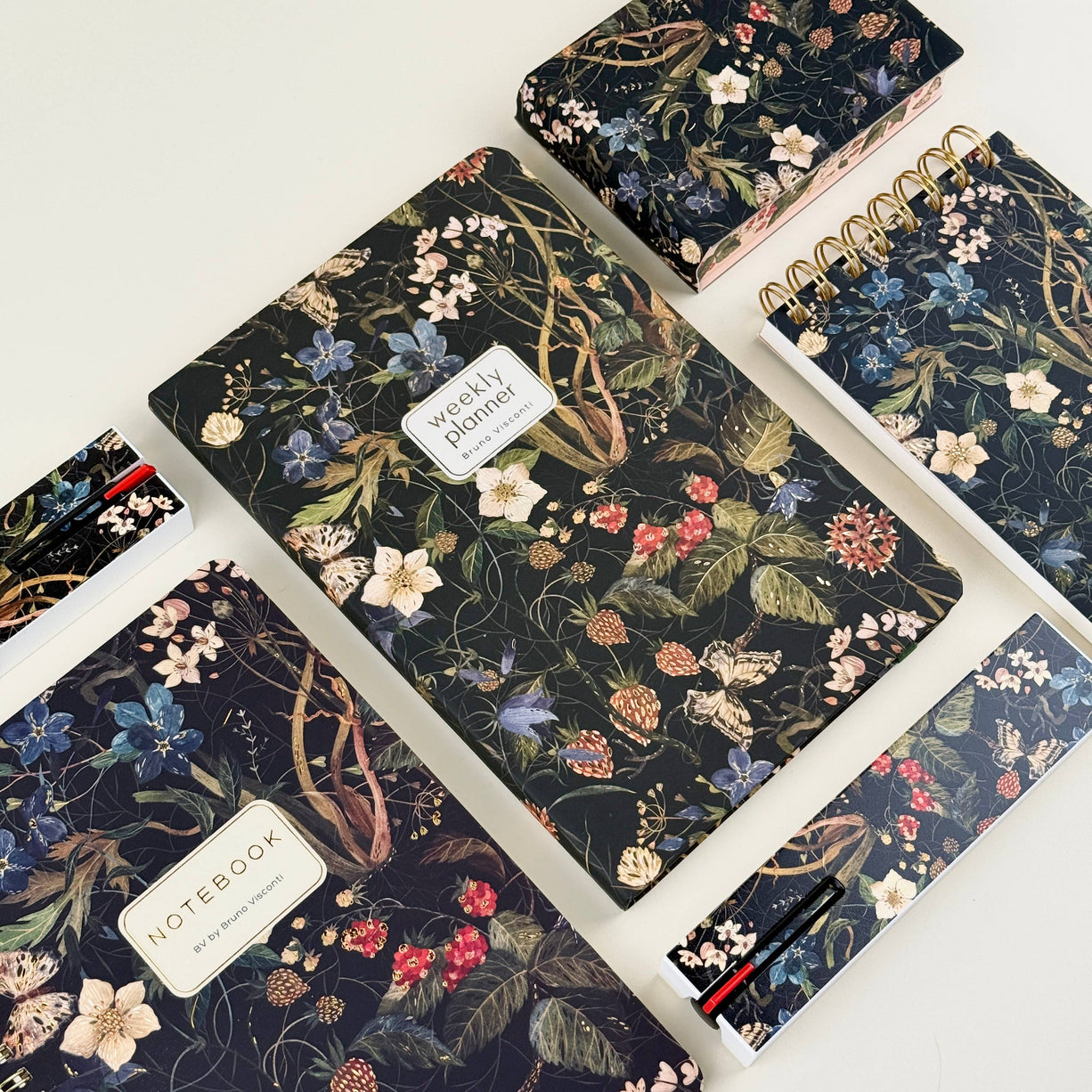 A6 Tear-Away Notepad - Forest Flowers
