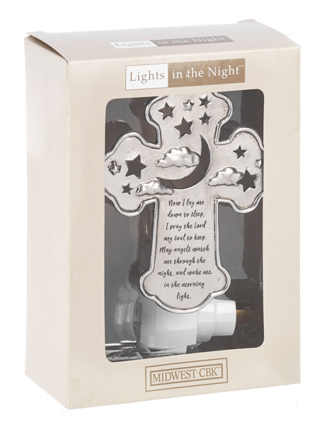 Childs Bedtime Prayer Cross Night Light