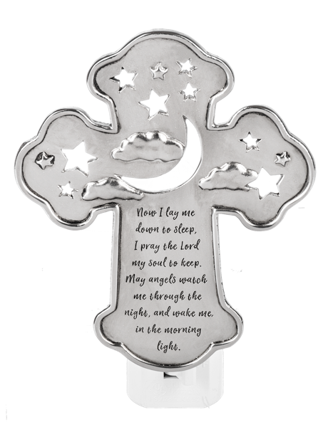 Childs Bedtime Prayer Cross Night Light