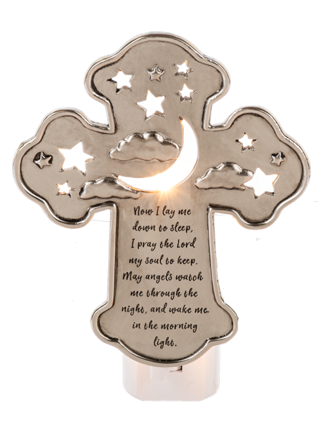 Childs Bedtime Prayer Cross Night Light
