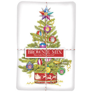 Christmas Tree Brownie Mix Towel Combo