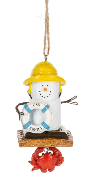 Coastal Crab S'mores Ornaments 2025