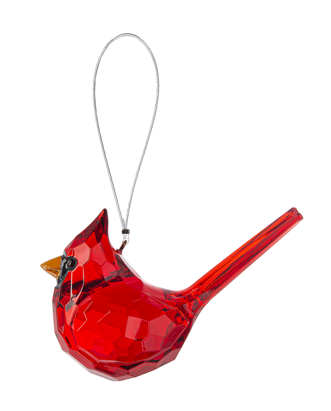 Cardinal Crystal Ornament