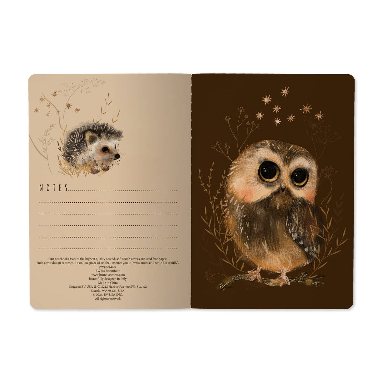 A5 Notebook - Little Woodland Friends