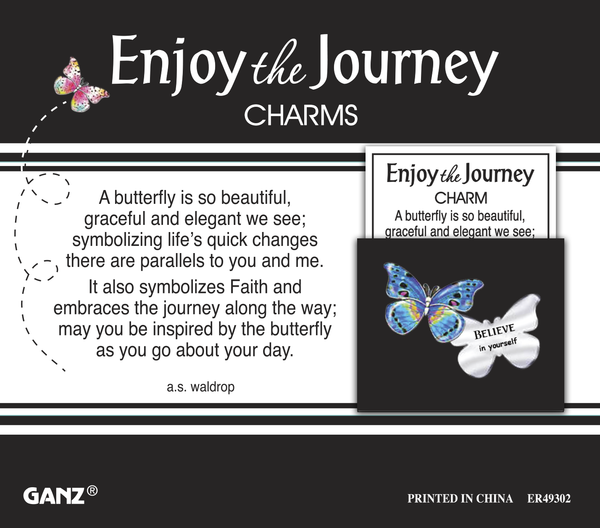 Butterfly Enjoy The Journey Charm