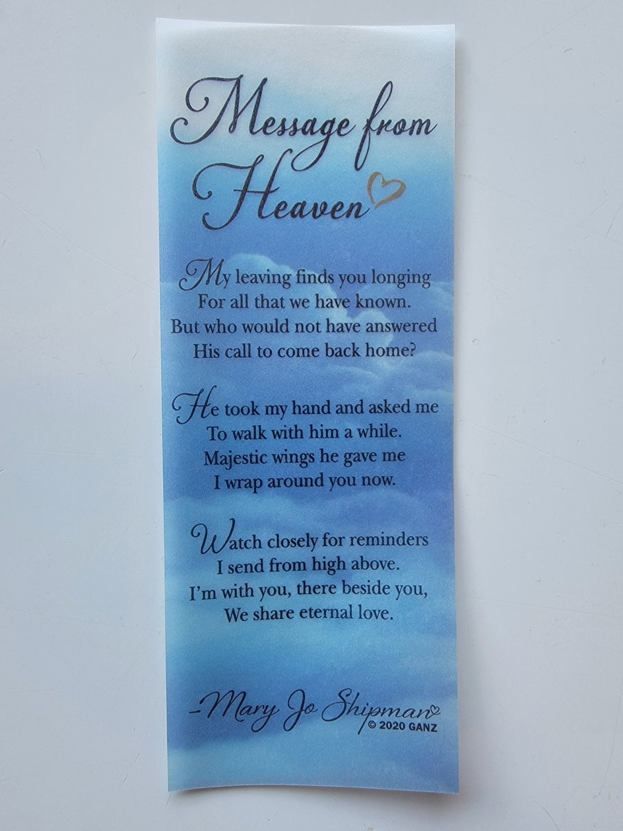 Message from Heaven Angel Wing Ornament