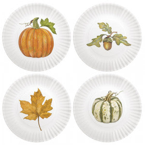 Fall Themed Appetizer Plates