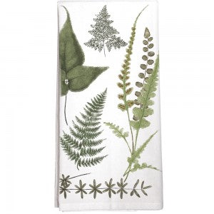 Ferns Scattered Dish Towel