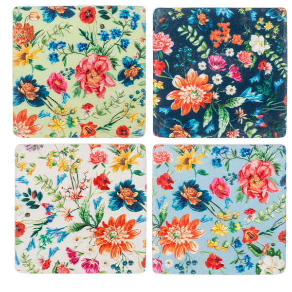 Spring Flowers Coasters