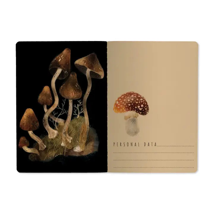 Dark Mushroom Forest Notebook