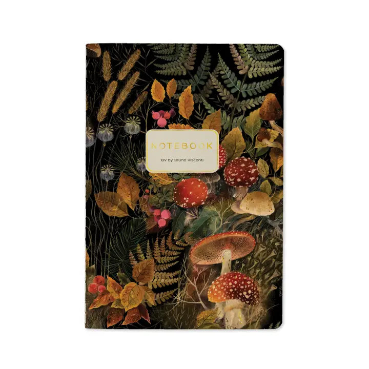 Dark Mushroom Forest Notebook