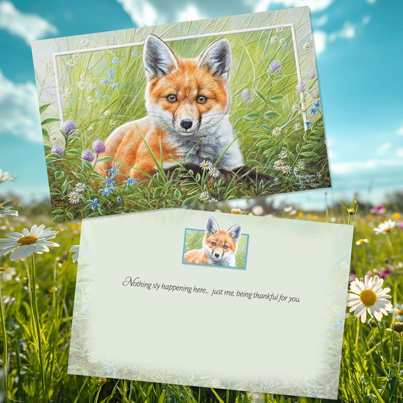 Fox Thank You Card