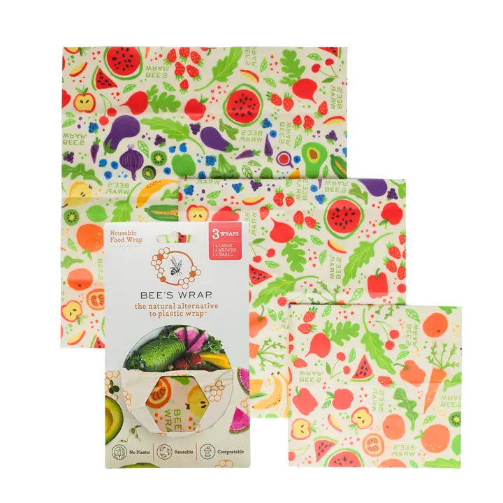 Beeswax Wraps Garden Party Assorted