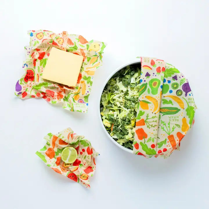 Beeswax Wraps Garden Party Assorted