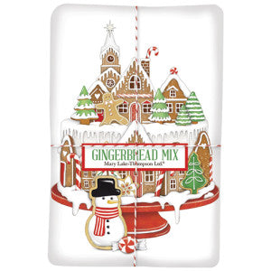 Gingerbread House Cake Mix Towel Combo