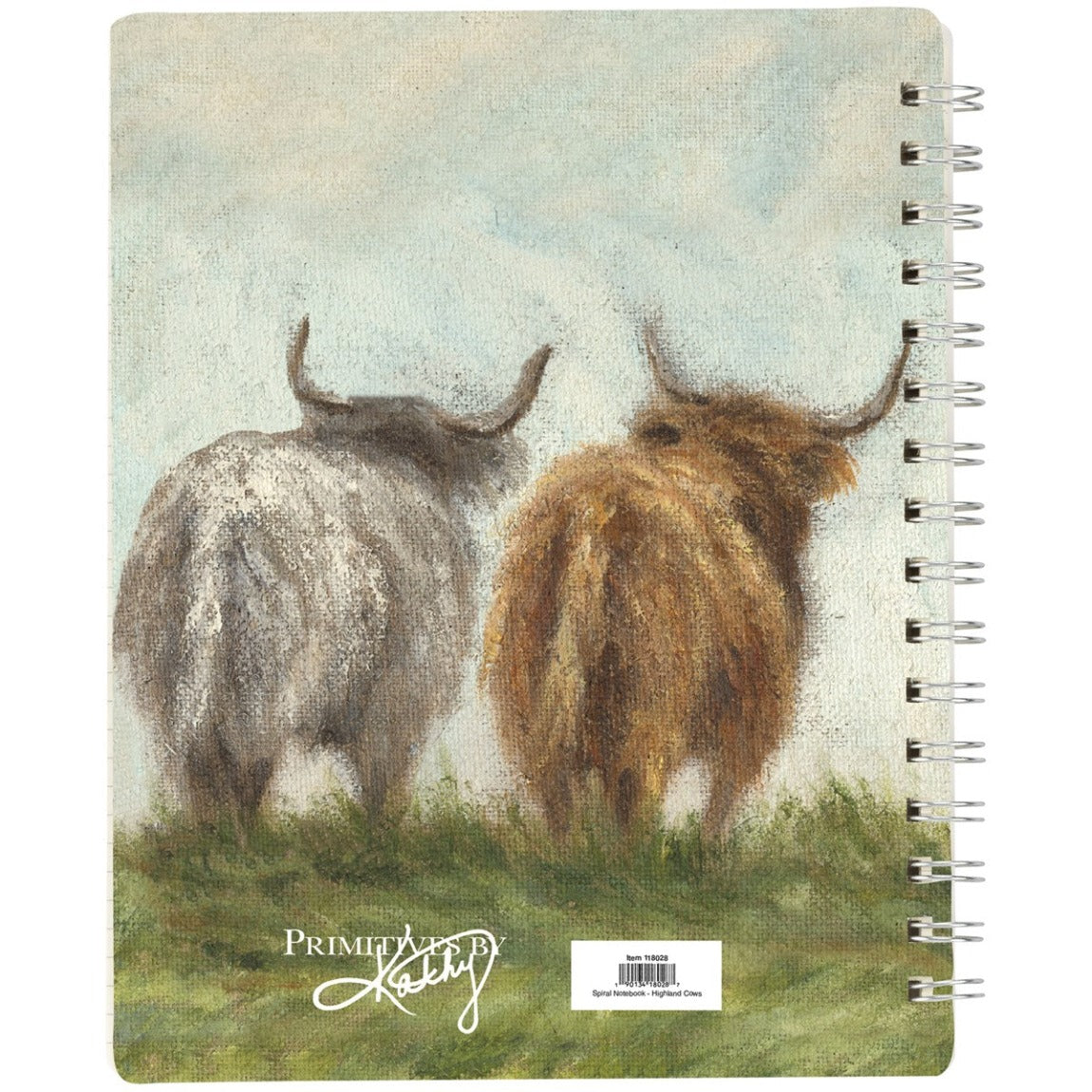 Highland Cow Spiral Notebook