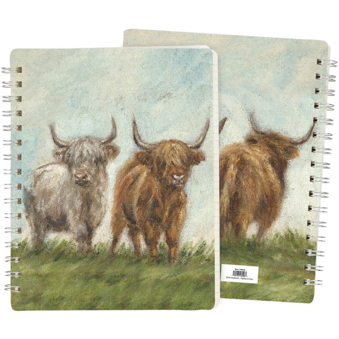 Highland Cow Spiral Notebook