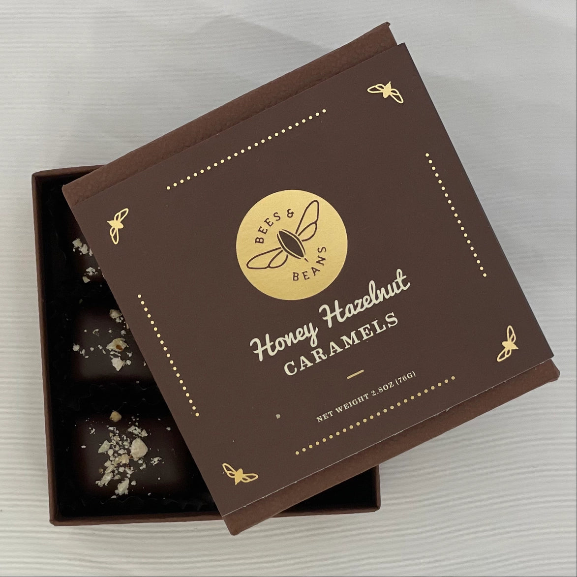 Honey Hazlenut Chocolate Caramels