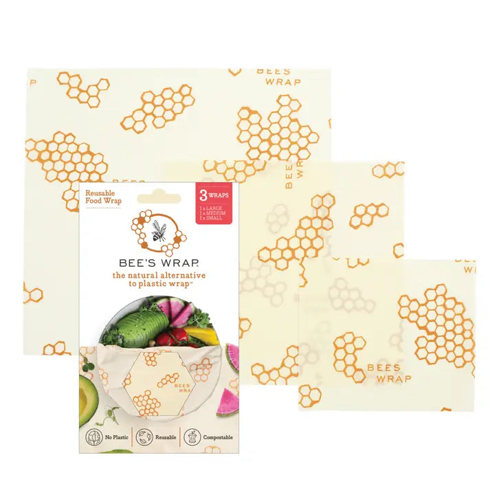 Beeswax Wraps Honeycomb Assorted