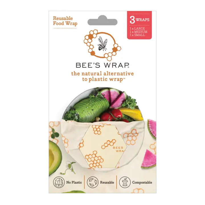 Beeswax Wraps Honeycomb Assorted