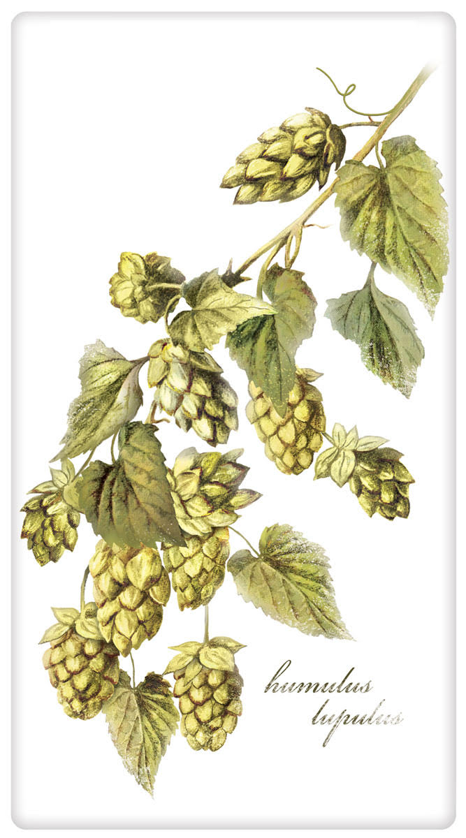 Hops Flowering Dish Towel