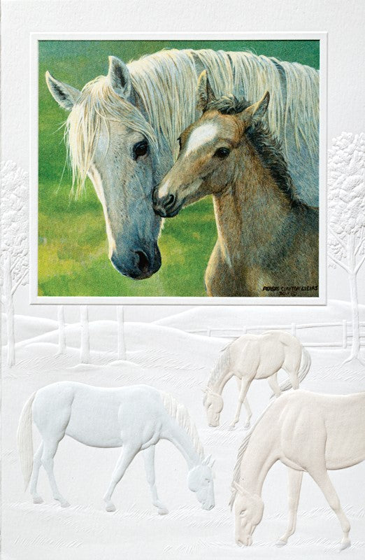 Horse Bond Birthday Card