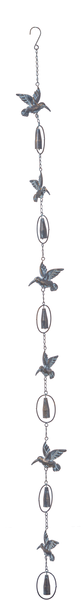 Hummingbird Antique Bronze Rain Chain