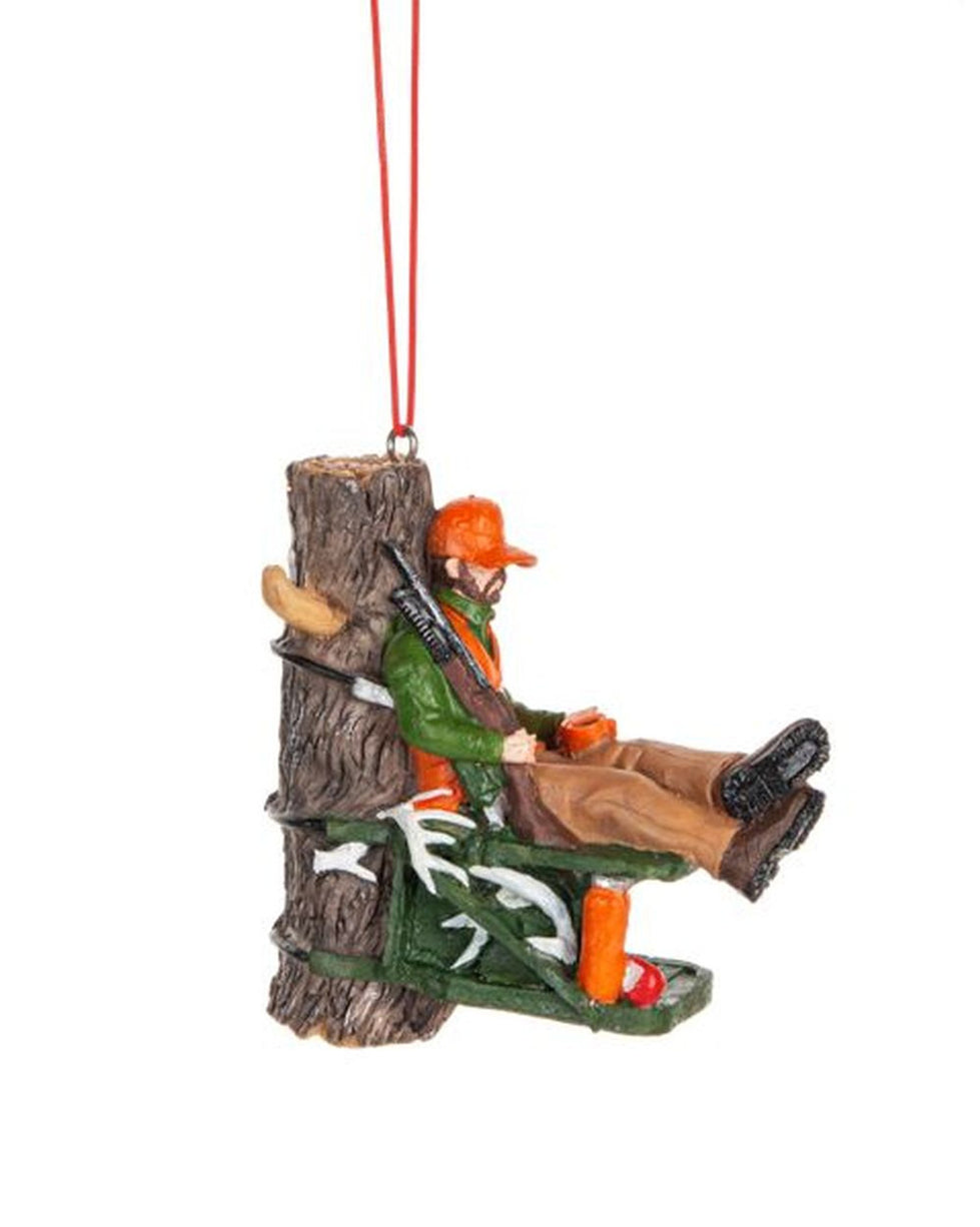 Hunter in Stand Ornament