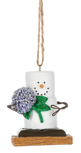 Hydrangea Flower S'mores Ornament 2025